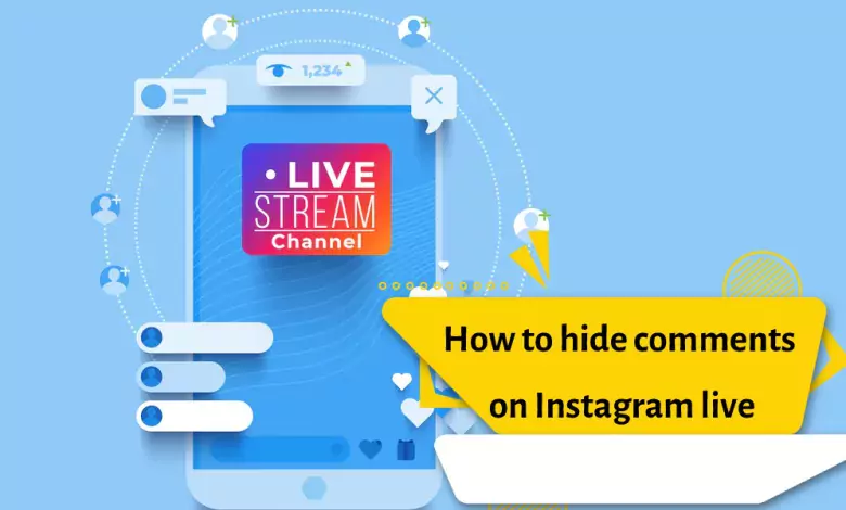 How to hide comments on Instagram live
