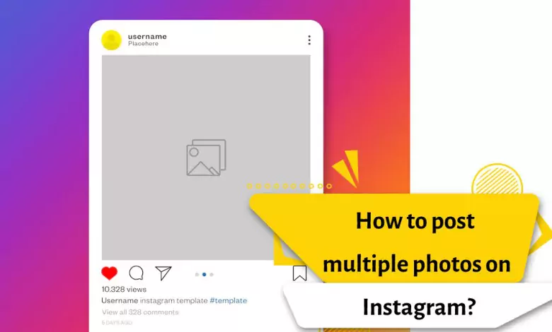 How to post multiple photos on Instagram?