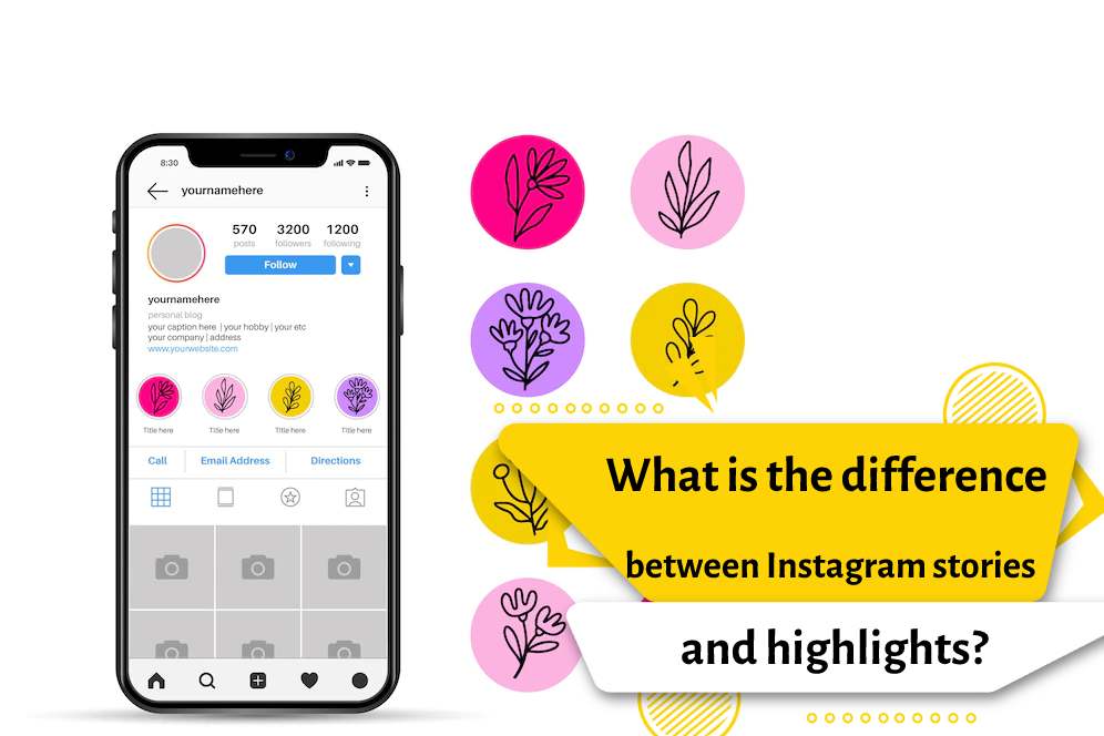 What is the difference between Instagram stories and highlights?
