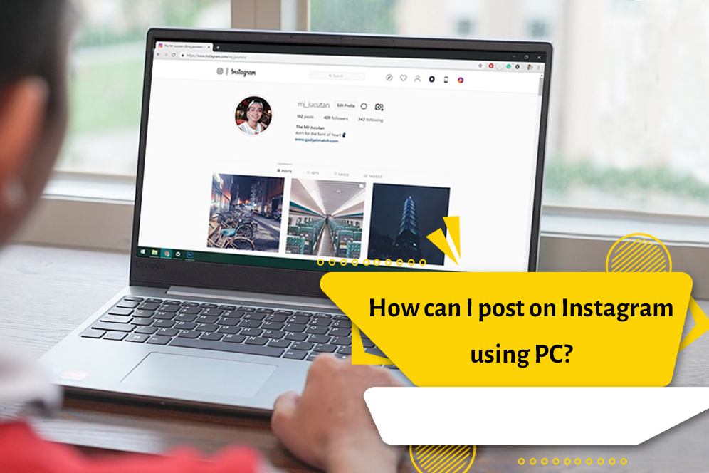 How can I post on Instagram from a PC?