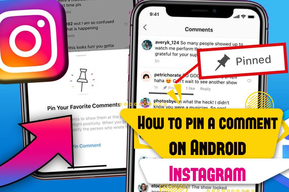 How to pin a comment on Android Instagram