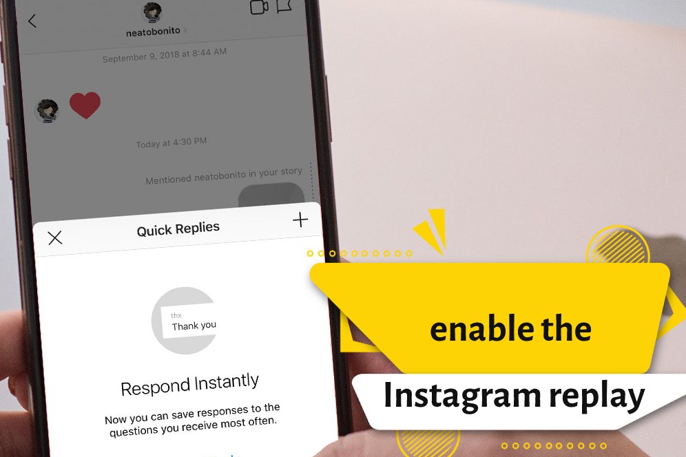 enable the Instagram replay