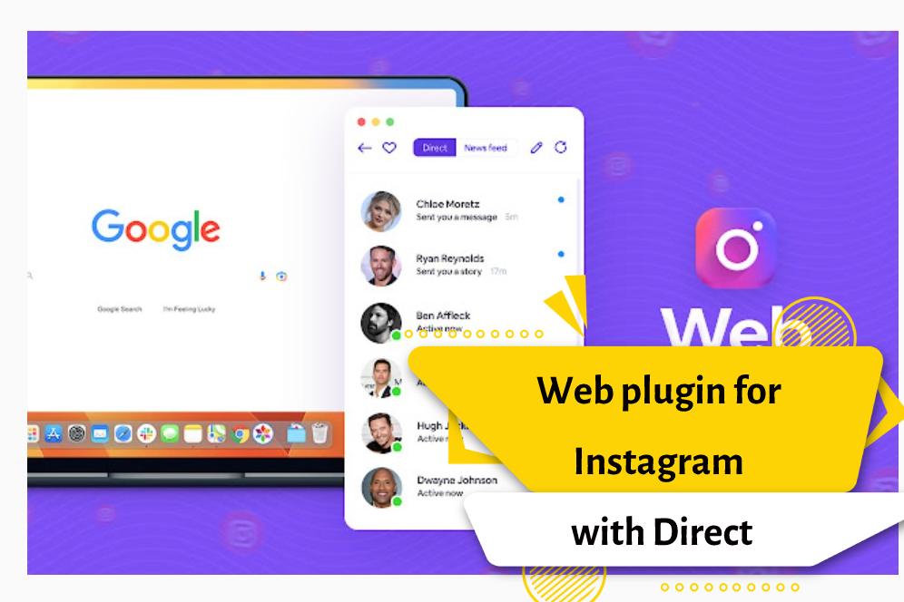 Web plugin for Instagram with Direct 