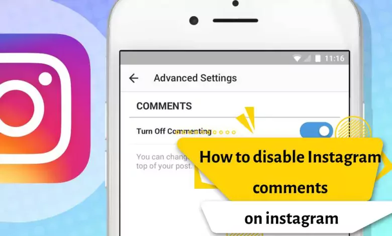 How to disable Instagram comments on instagram