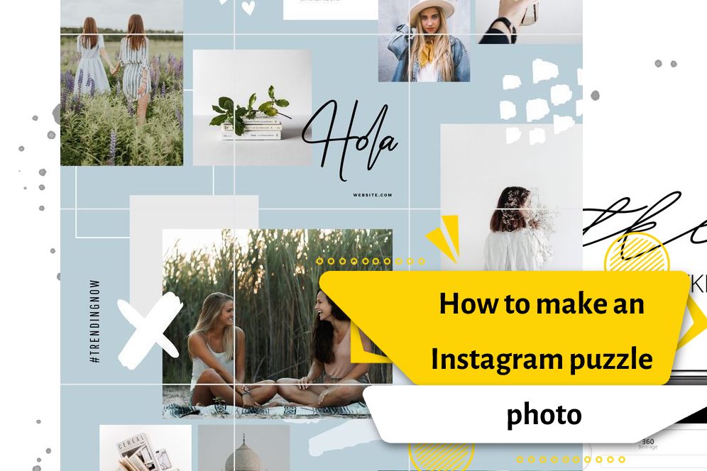 How to make an Instagram puzzle photo