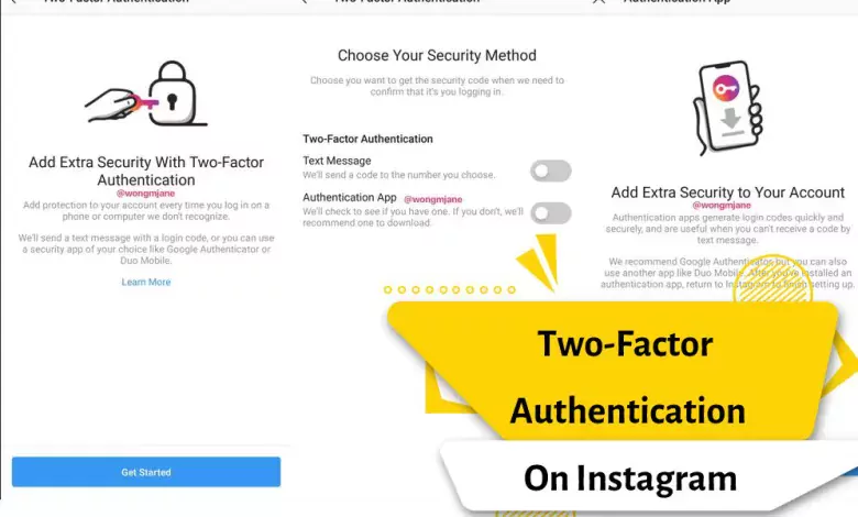 Two-Factor Authentication On Instagram