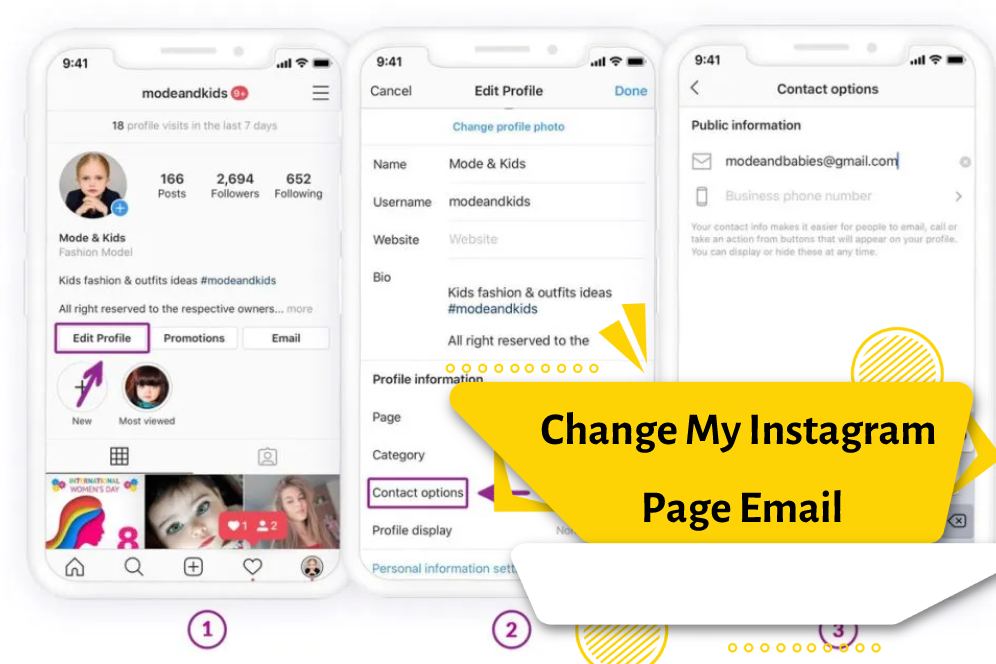 Change My Instagram Page Email