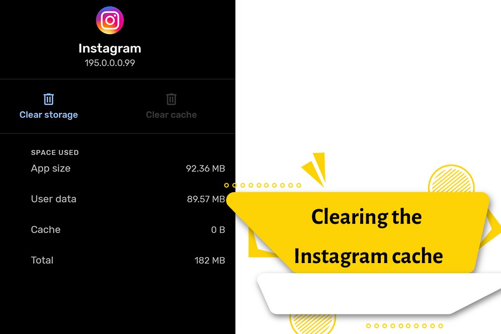Clearing the Instagram cache