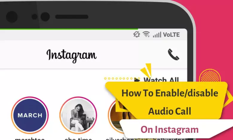 How To Enable/disable Audio Call On Instagram