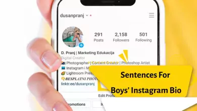 Sentences For Boys' Instagram Bio