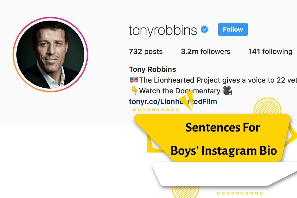 The best Instagram bio for boy accounts