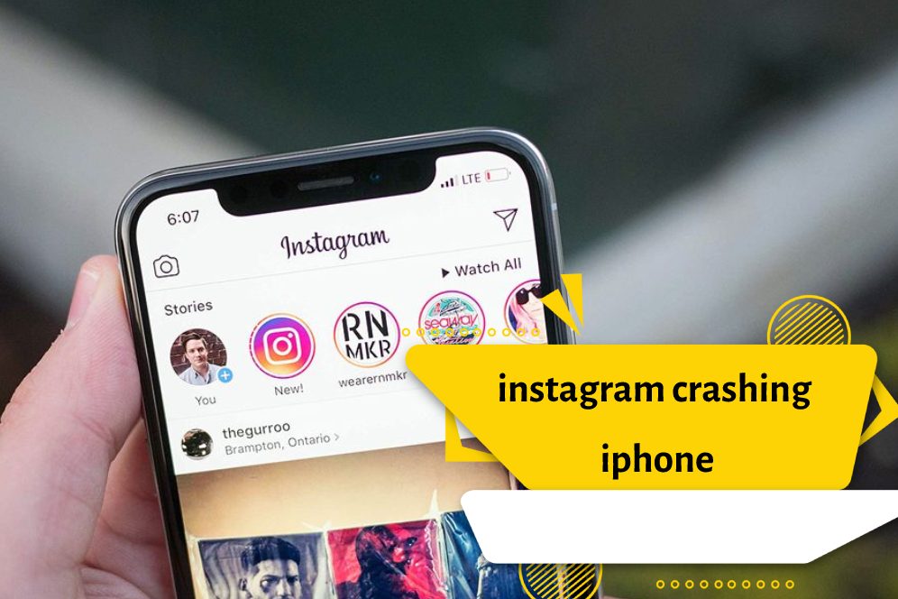 instagram crashing iphone